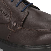 Men Premium Leather Brown Formal Formal Lace-Up Shoes (Airman-52-Brown)