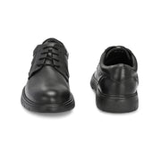Men Premium Leather Black Formal Lace-Up Shoes (AirMan-62-Black)