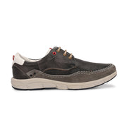 West Port Men Premium Leather Grey Casual Shoes (Alliance-60-Grey)