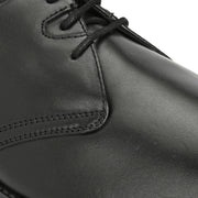 Men Premium Leather Black Lace Up Formal Shoes (Amazona-50-Black)