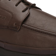 Men Premium Leather Brown Formal Lace-Up Shoes (Boat-51-Brown)