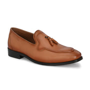 West Port Men Leather Tassel Loafers (Champion-10-Tan)