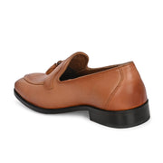 West Port Men Leather Tassel Loafers (Champion-10-Tan)