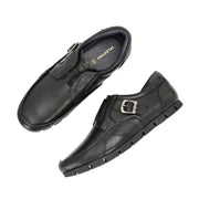 Men Premium Leather Comfort Shoes (Creative-81-Black)