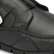 Men Premium Leather Comfort Shoes (Creative-81-Black)