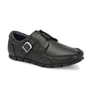 Men Premium Leather Comfort Shoes (Creative-81-Black)