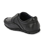 Men Premium Leather Comfort Shoes (Creative-81-Black)
