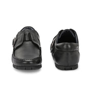 Men Premium Leather Comfort Shoes (Creative-81-Black)