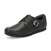 Men Premium Leather Comfort Shoes (Creative-81-Black)