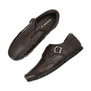 Men Premium Leather Comfort Shoes (Creative-81-Brown)