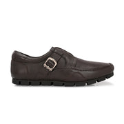 Men Premium Leather Comfort Shoes (Creative-81-Brown)
