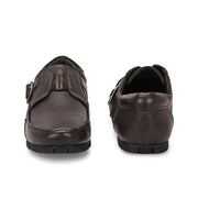 Men Premium Leather Comfort Shoes (Creative-81-Brown)