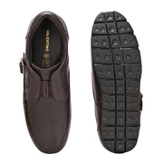 Men Premium Leather Comfort Shoes (Creative-81-Brown)
