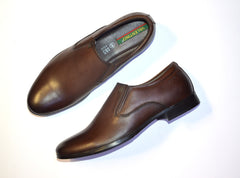 Men Premium Leather Brown Slip-On Formal Shoes (Juniper-45)