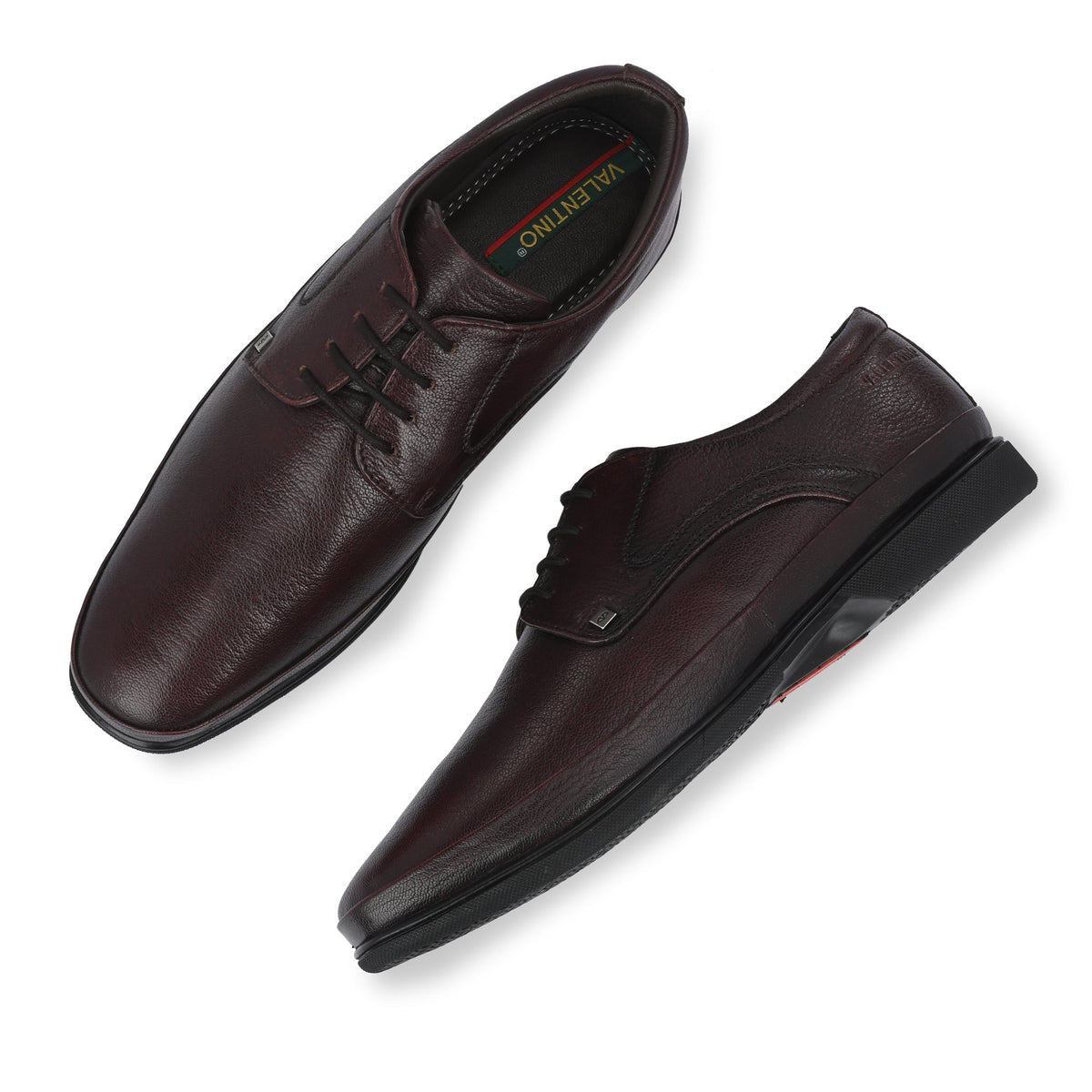 Men Premium Leather Lace-Up Formal Derby Shoes (Port-52)