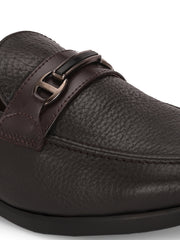 Men Premium Leather Brown Slip-On Formal Shoes (Astra-31)