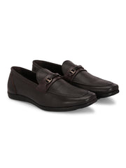 Men Premium Leather Brown Slip-On Formal Shoes (Astra-31)