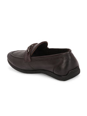 Men Premium Leather Brown Slip-On Formal Shoes (Astra-31)