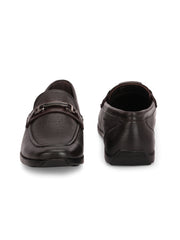 Men Premium Leather Brown Slip-On Formal Shoes (Astra-31)