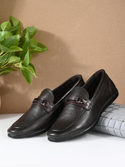 Men Premium Leather Brown Slip-On Formal Shoes (Astra-31)