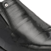 Men Premium Leather Slip-On Formal Shoes (Endure-21-Black)