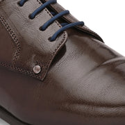 Men Premium Leather Lace-Up Formal Shoes (Endure-63-Brown)