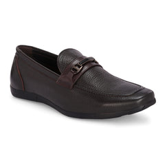 Men Premium Leather Brown Slip-On Formal Shoes (Astra-31)