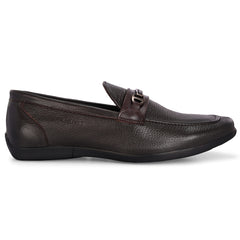 Men Premium Leather Brown Slip-On Formal Shoes (Astra-31)