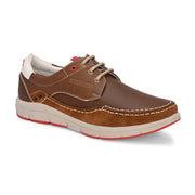 West Port Men Premium Leather Tan Brown Casual Shoes (Alliance-60-Tan-Brown)