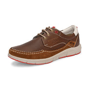 West Port Men Premium Leather Tan Brown Casual Shoes (Alliance-60-Tan-Brown)