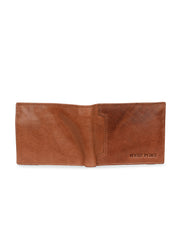 West Port Men's Genuine Leather Wallet – Classic Design with Ample Storage (M-WT-ISC-13-COGNAC-MEDIUM)