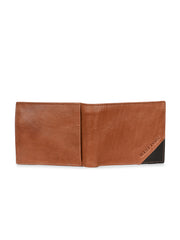 West Port Men's Genuine Leather Wallet – Classic Design with Ample Storage (M-WT-ISC-10-COGNAC-MEDIUM)