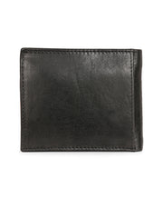 West Port Men's Genuine Leather Wallet – Classic Design with Ample Storage (M-WT-ISC-10-BLACK-MEDIUM)