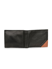 West Port Men's Genuine Leather Wallet – Classic Design with Ample Storage (M-WT-ISC-10-BLACK-MEDIUM)