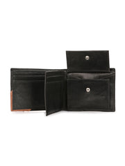 West Port Men's Genuine Leather Wallet – Classic Design with Ample Storage (M-WT-ISC-10-BLACK-MEDIUM)