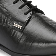 Men Premium Leather Formal Lace Up Shoes (Endure-65-Black)