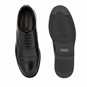 Men Premium Leather Black Oxford Police Shoes | Available in Sizes 5 UK to 13 UK (Executive-61-Black)