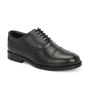 Men Premium Leather Black Oxford Police Shoes | Available in Sizes 4 UK to 13 UK (Executive-64-Black)
