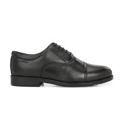 Men Premium Leather Black Oxford Police Shoes | Available in Sizes 4 UK to 13 UK (Executive-64-Black)