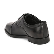 Men Premium Leather Black Oxford Police Shoes | Available in Sizes 4 UK to 13 UK (Executive-64-Black)