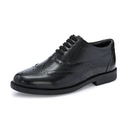 Men Premium Leather Military Brogue Design Uniform Shoes for Army Officers (Executive-71-Black)
