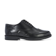 Men Premium Leather Military Brogue Design Uniform Shoes for Army Officers (Executive-71-Black)