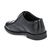 Men Premium Leather Military Brogue Design Uniform Shoes for Army Officers (Executive-71-Black)