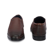 Men Premium Leather Tan Slip-On Formal Shoes (Gateway-02-Mocca)