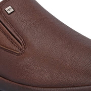 Men Premium Leather Tan Slip-On Formal Shoes (Gateway-02-Mocca)