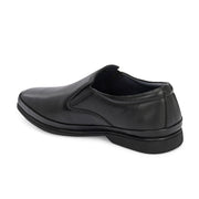 Men Premium Leather Black Slip-On Formal Shoes (Gateway-03-Black)