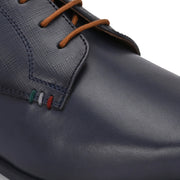 Men Premium Leather Elegant Lace Up Formal Shoes (Georgio-52-Blue)