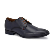 Men Premium Leather Elegant Lace Up Formal Shoes (Georgio-52-Blue)