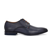Men Premium Leather Elegant Lace Up Formal Shoes (Georgio-52-Blue)