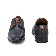 Men Premium Leather Elegant Lace Up Formal Shoes (Georgio-52-Blue)